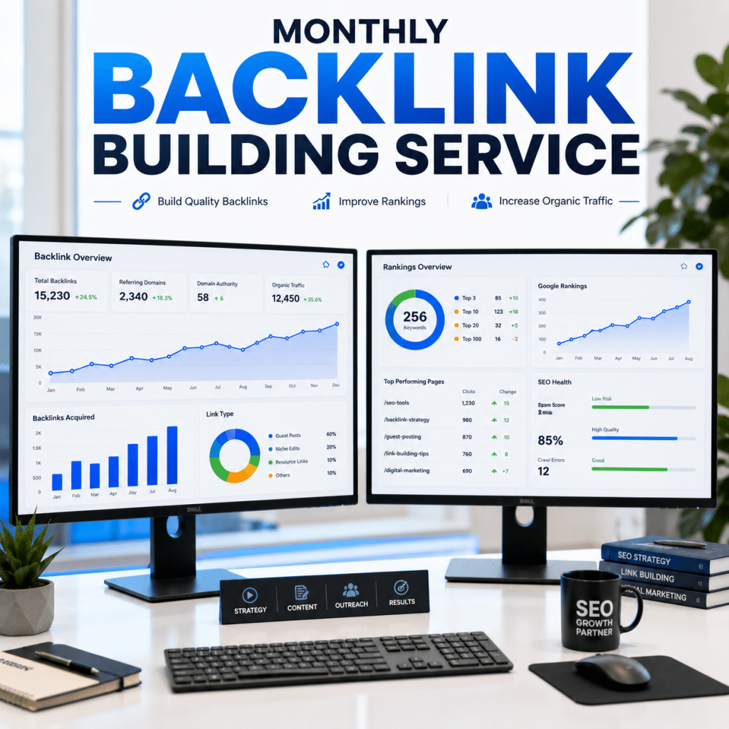 Monthly Backlink Building Service: Boost Rankings Fast