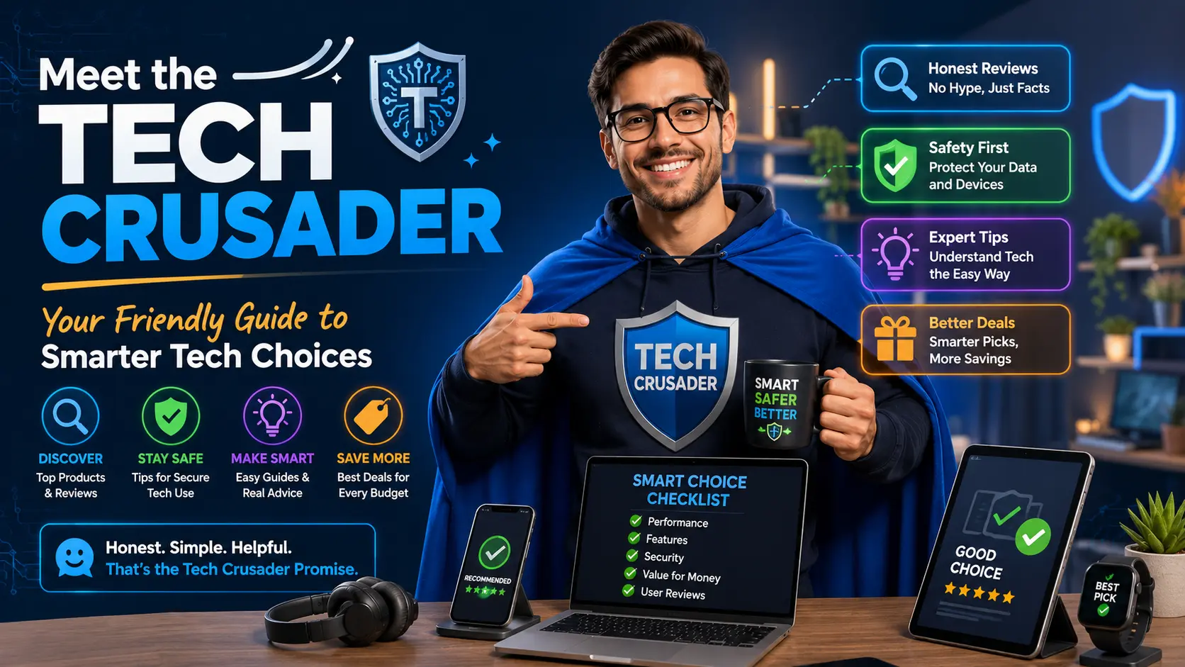 Meet the Tech Crusader: Your Friendly Guide to Smarter Tech Choices