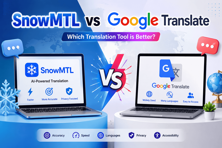 SnowMTL vs Google Translate